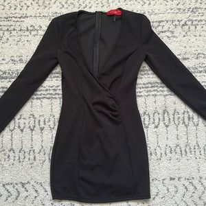 Black mini dress